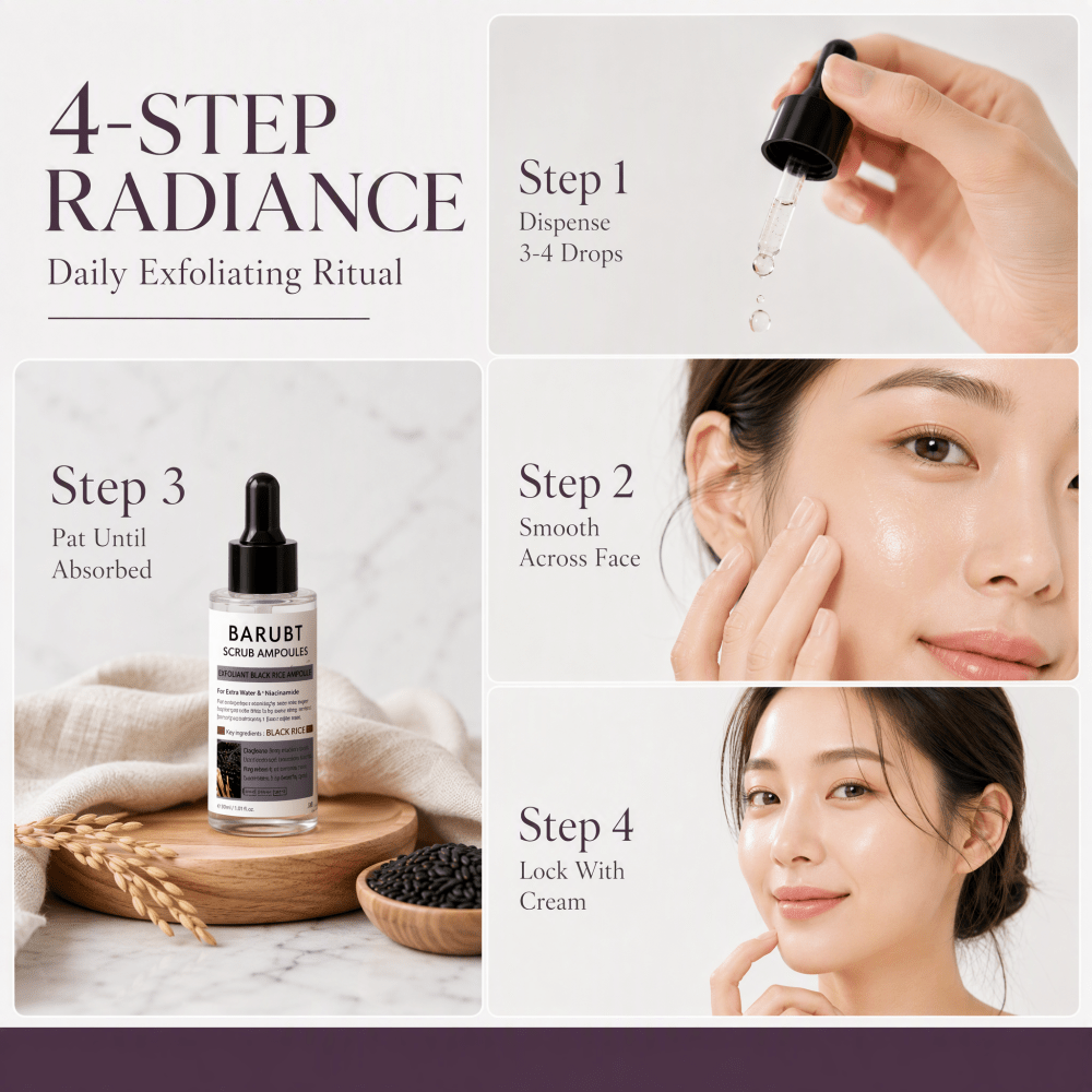 أمبولة الأرز الأسود المقشرة 80 - مراجعة Luxury Skincare Daily وسعره